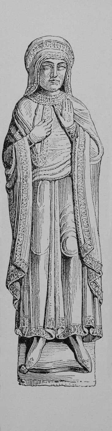 Urraca (c.1080-1126) Regina di Castiglia e León (1109-26) da English School